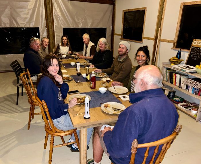The communal space at the new campsite at Ouberg Private Nature Reserve. This will enable us to have more people bird ringing at Ouberg