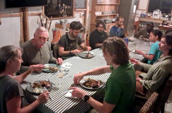 Roast chicken in the pizza oven