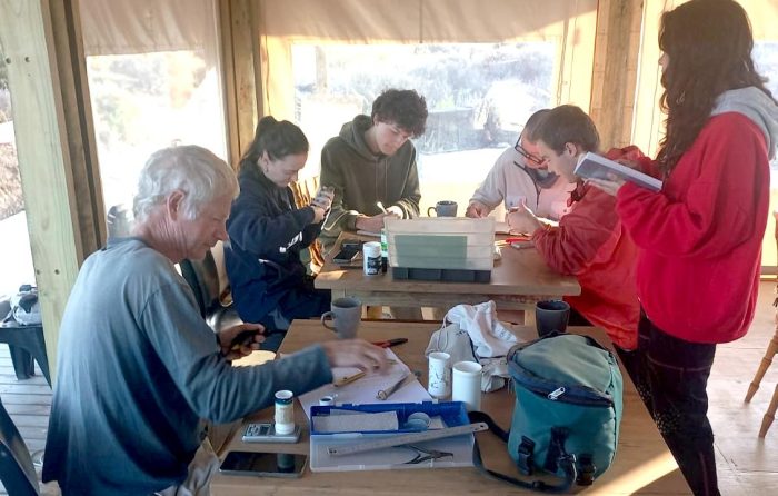 Bird ringing in the communal area at Ouberg Private Nature Reserve