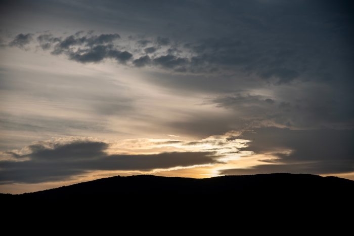 Sunset : Bird ringing Ouberg May-June 2026